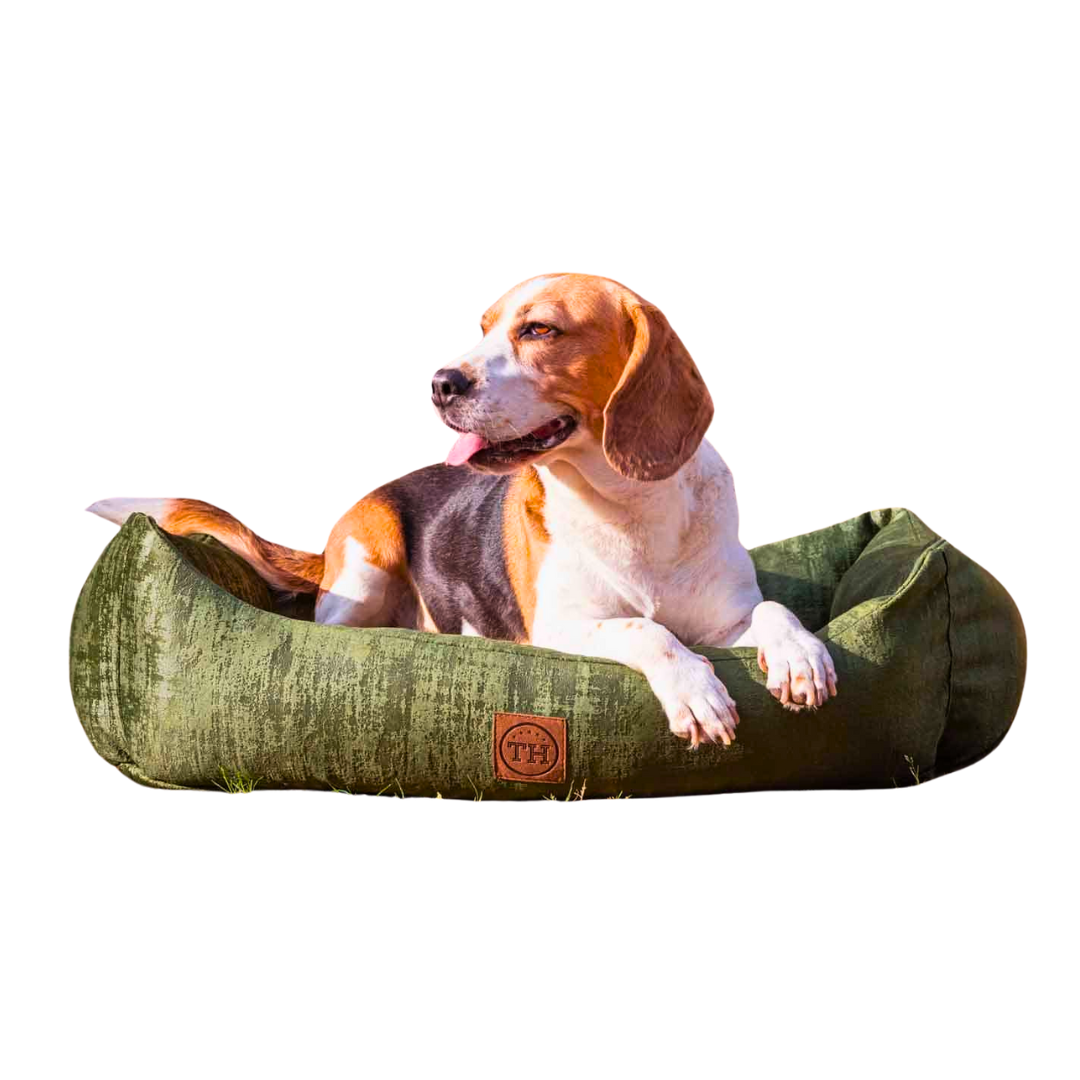 Orthopädisches Hundebett - Vintage-Samt