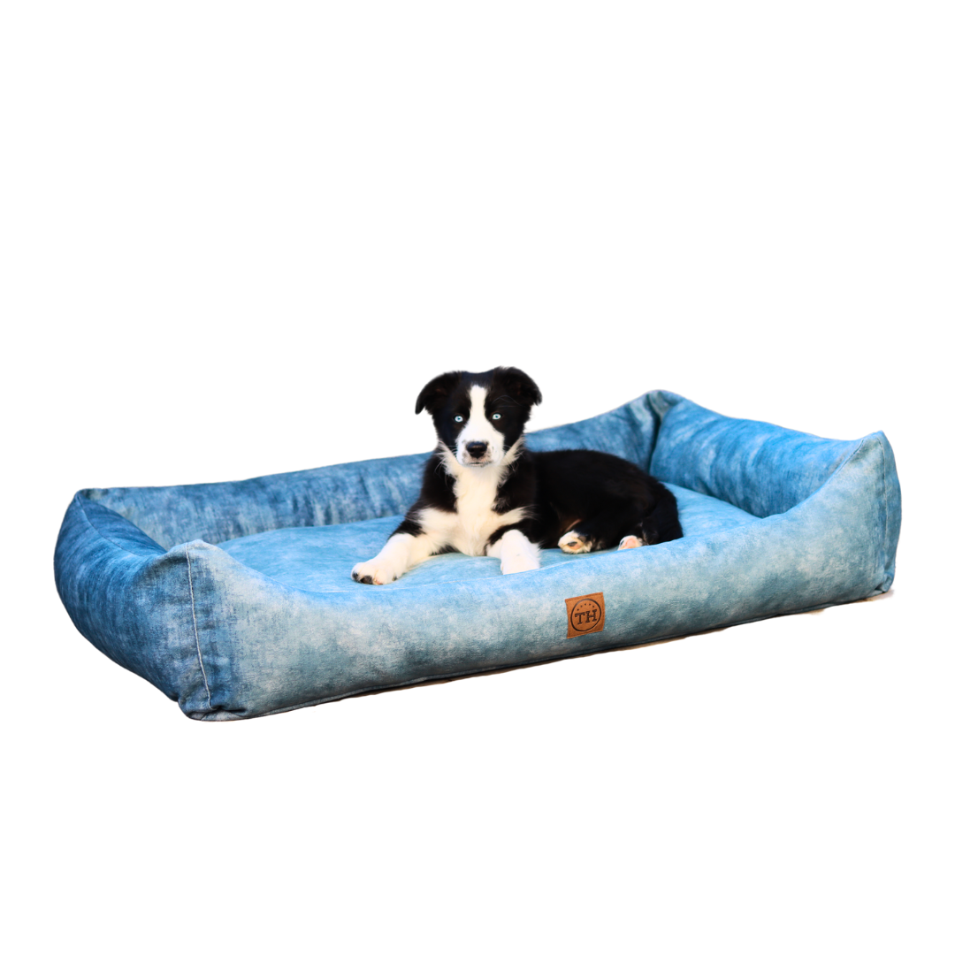 Orthopädisches Hundebett - Vintage-Samt