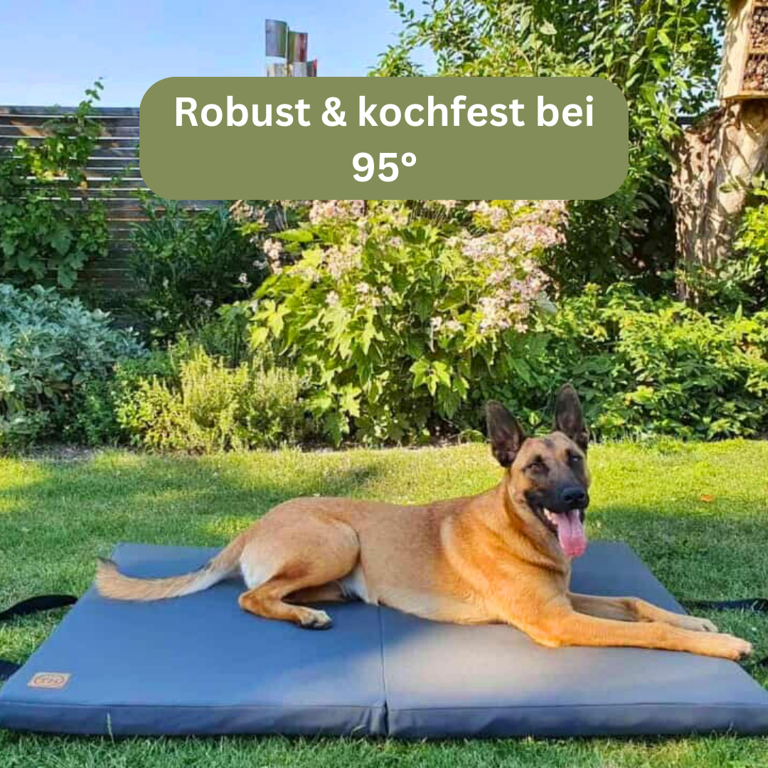 Bettenhaus Traumhund Orthopädische Hundematten Travel Kollektion Traveller-Matte Graphit