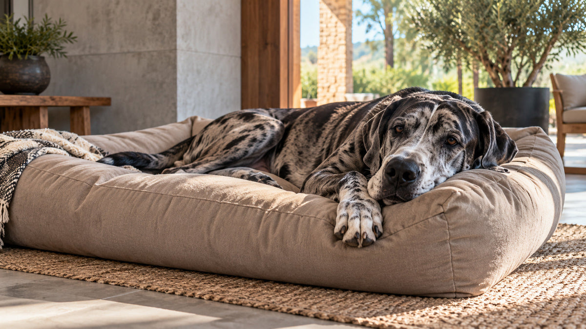 Hundebett XXL: Worauf es bei großen Hunden wirklich ankommt