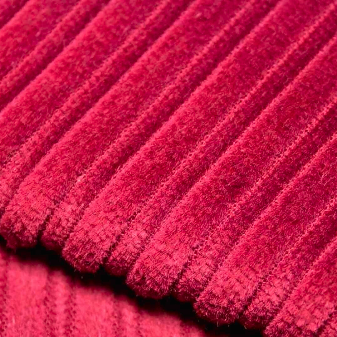 Bettenhaus Traumhund Boheme-Bio-Kabelcord Bordeaux