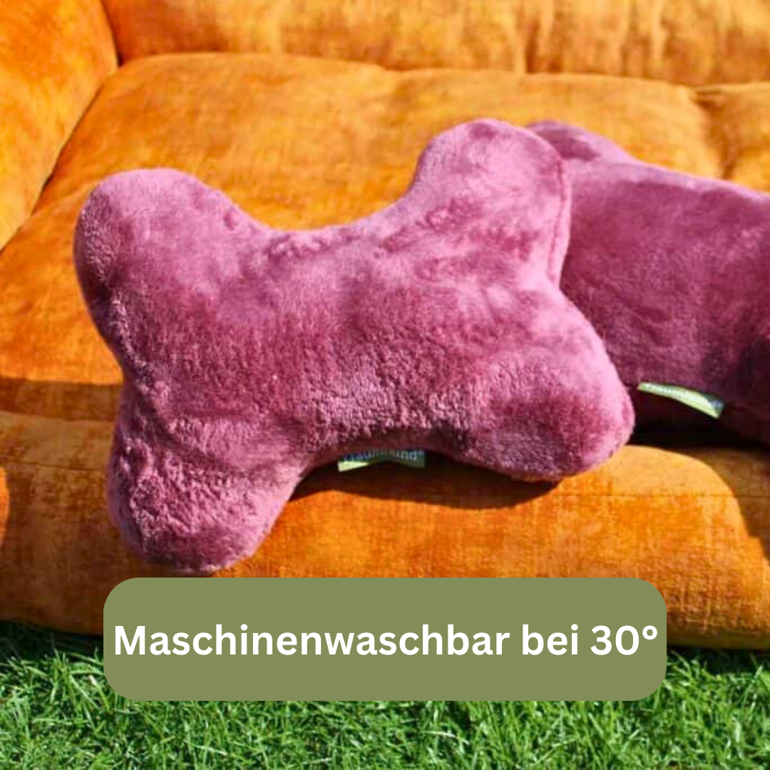 Hundekissen "Poespas" | Warm Grey – DER DOG.STORE