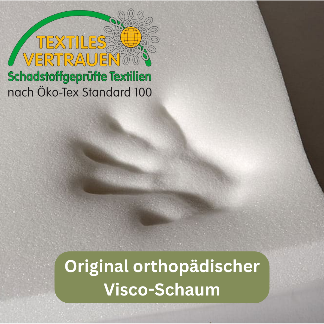 Bettenhaus Traumhund Original Orthopädischer Visco-Schaum Made in Germany