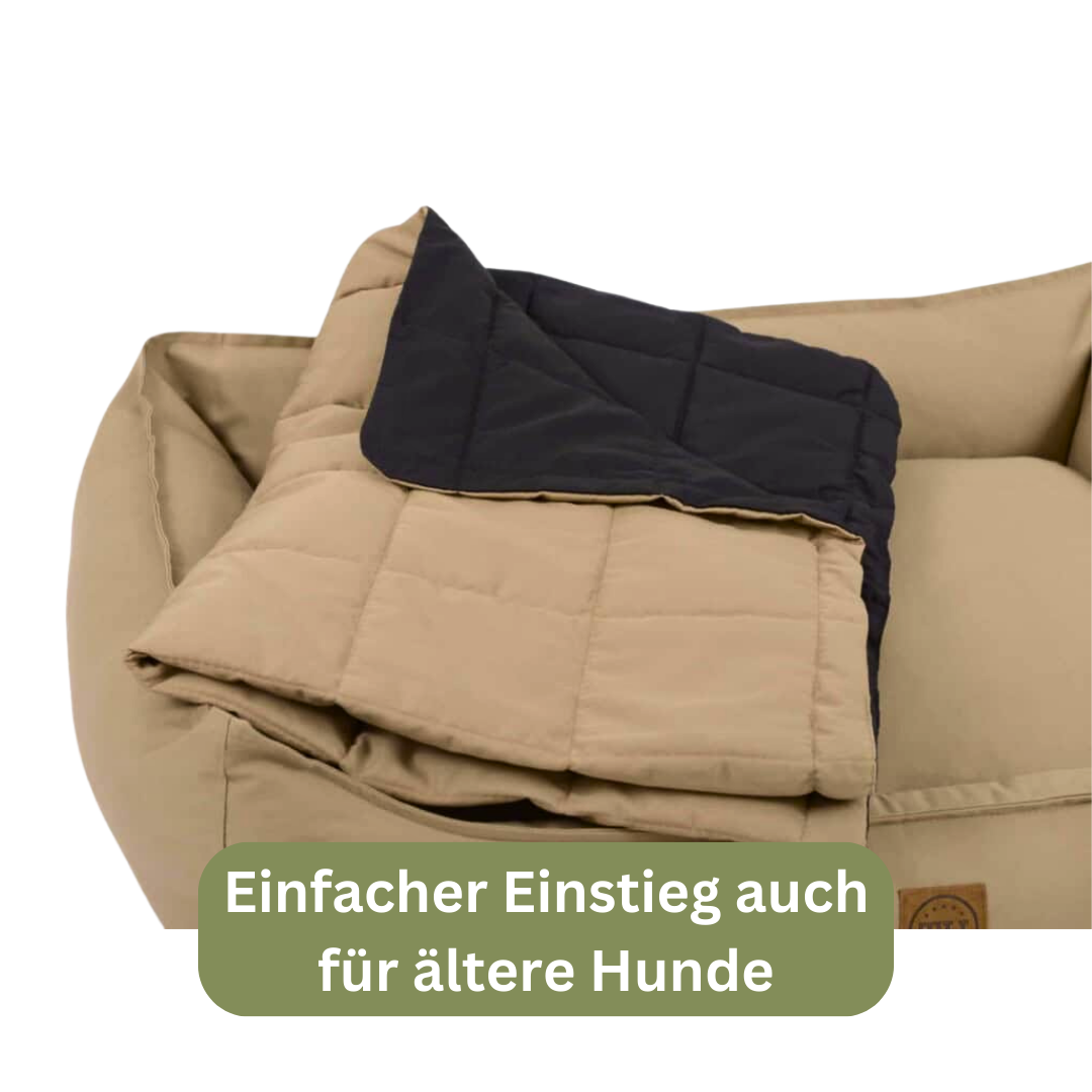 Bettenhaus Traumhund Orthopädisches Hundebett Organic 95 Schilf
