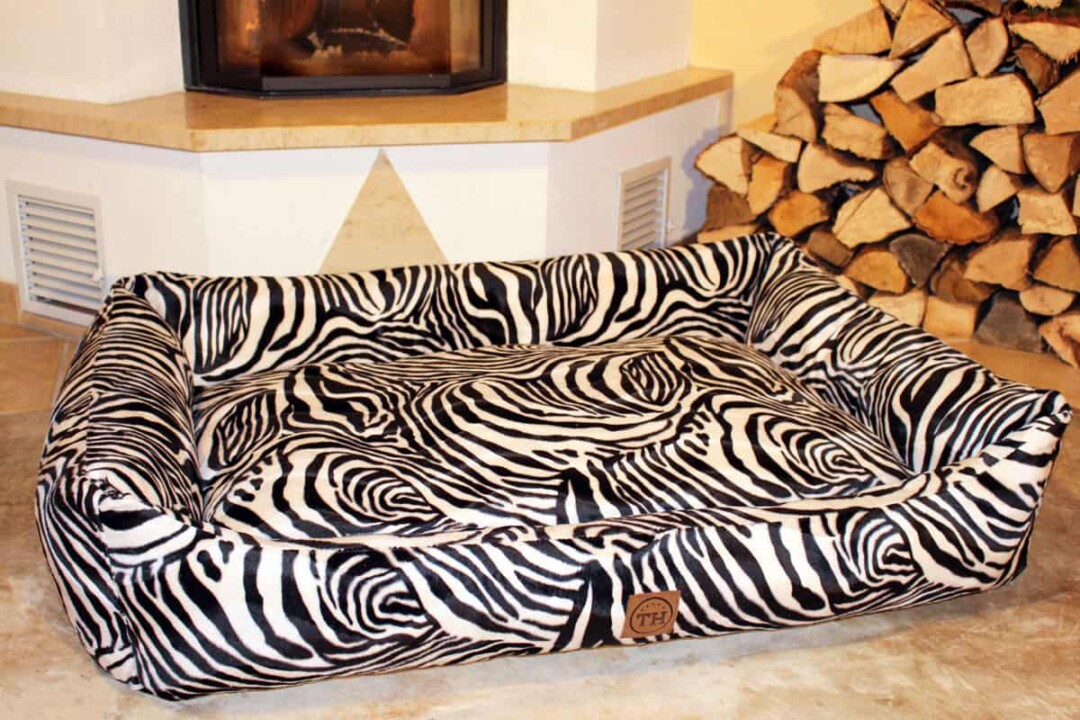 Orthopädisches Hundebett Go Wild Zebra von Traumhund